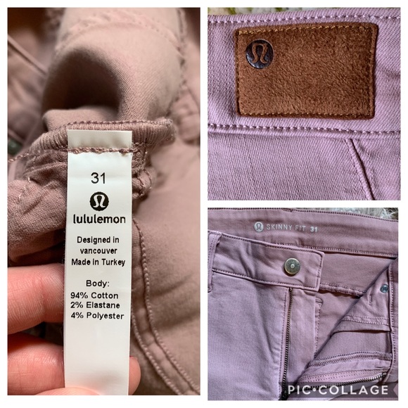 lululemon athletica Denim - 🦄Rare🦄 Lululemon Skinny Jeans in Mauve